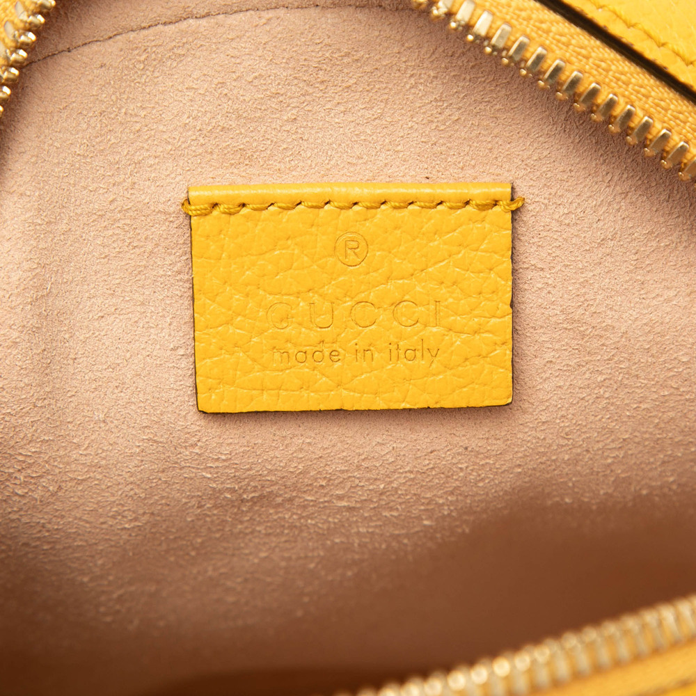 Pre-Loved Gucci Mini GG Supreme Flora Ophidia Round Crossbody - Picture 5 of 7